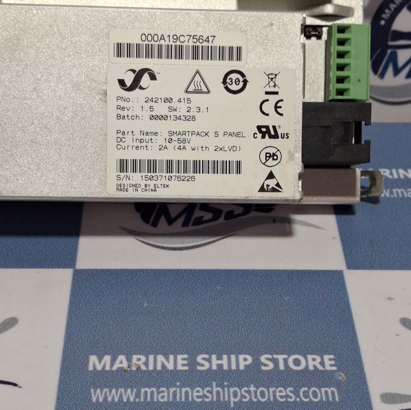 ELTEK SMARTPACK S PANEL 242100.415 REV-1.5 CONTROLLER MODULE