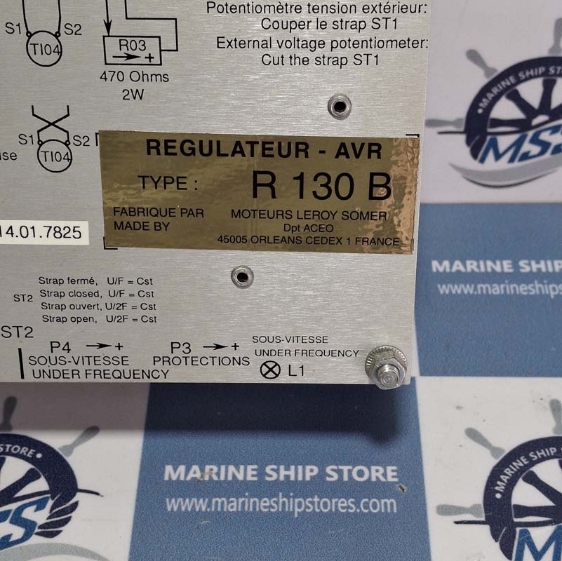 LEROY SOMER R-130B AUTOMATIC VOLTAGE REGULATOR-AVR
