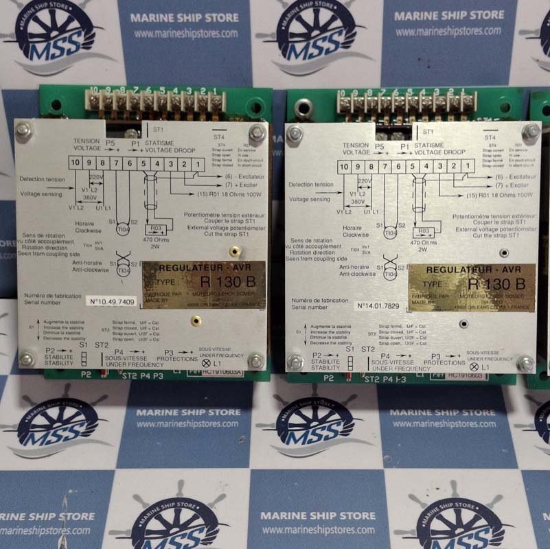 LEROY SOMER R-130B AUTOMATIC VOLTAGE REGULATOR-AVR