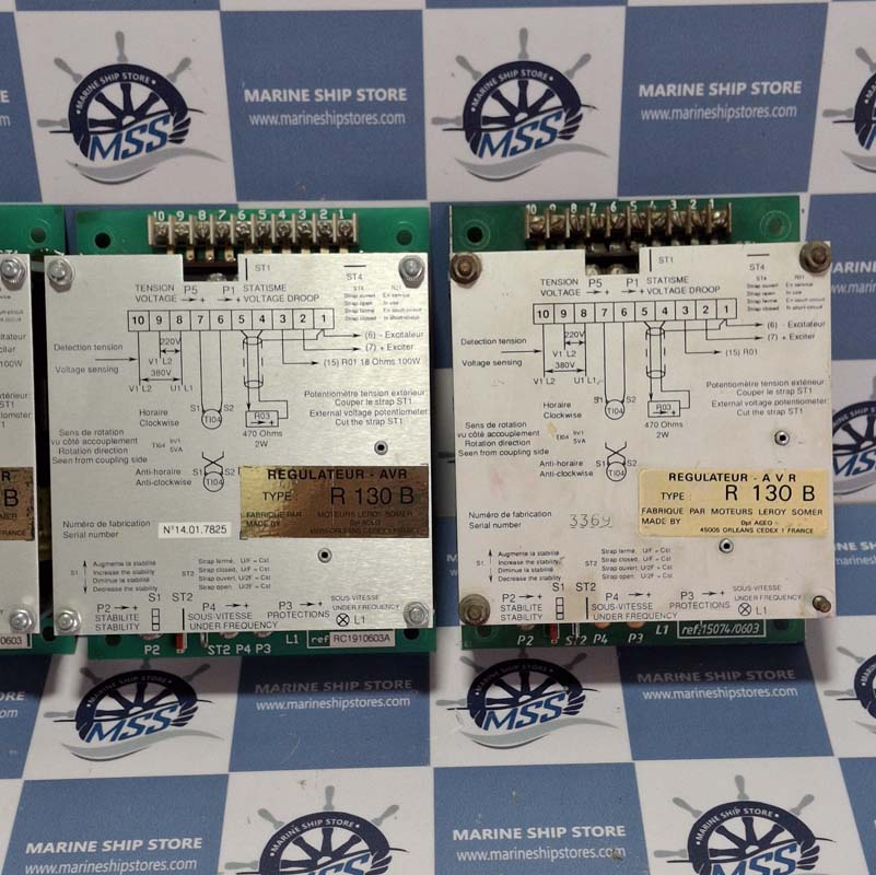 LEROY SOMER R-130B AUTOMATIC VOLTAGE REGULATOR-AVR