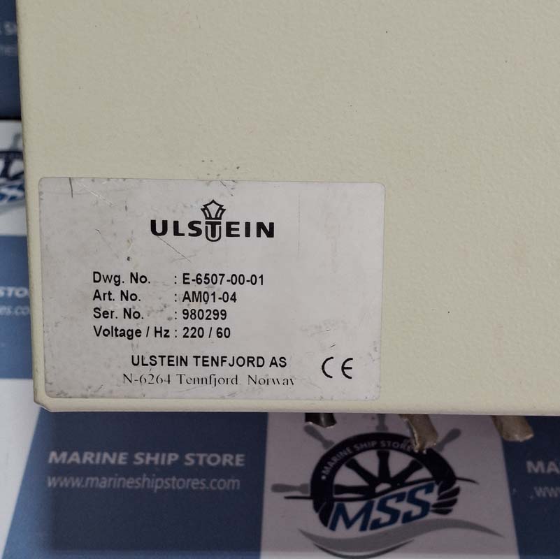 ROLLS-ROYCE ULSTEIN TENFJORD E-6507-00-01 AM01-04 STEERING GEAR STARBD AMPLIFIER PANEL