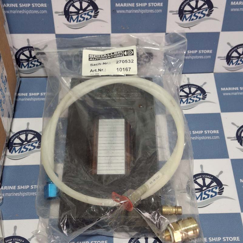 SCHALLER AUTOMATION 270371-270532 U-TUBE MANOMETER OIL FILLING UNIT