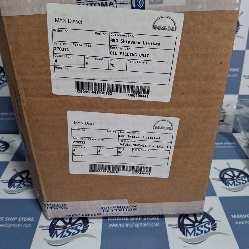 SCHALLER AUTOMATION 270371-270532 U-TUBE MANOMETER OIL FILLING UNIT