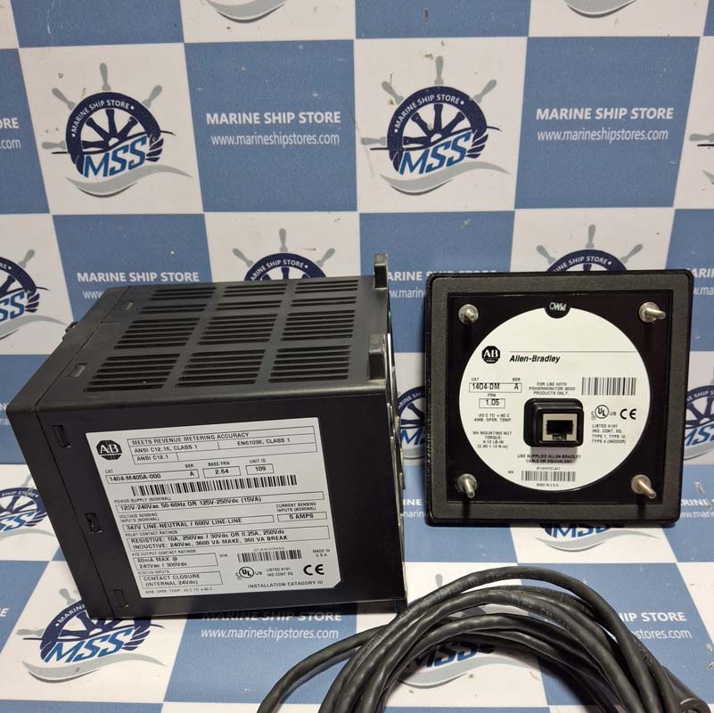 ALLEN-BRADLEY POWERMONITOR-3000 1404-M405A-000 SER-A 1404-DM SER-A UNIT