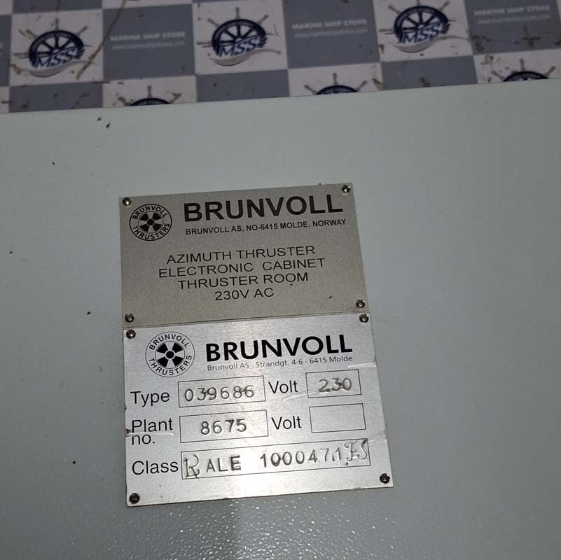 BRUNVOLL AZIMUTH THRUSTER 039686 ELECTRONIC CABINET THRUSTER PANEL
