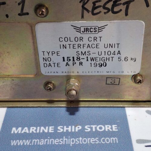 JRCS SMS-U104A COLOR CRT INTERFACE UNIT