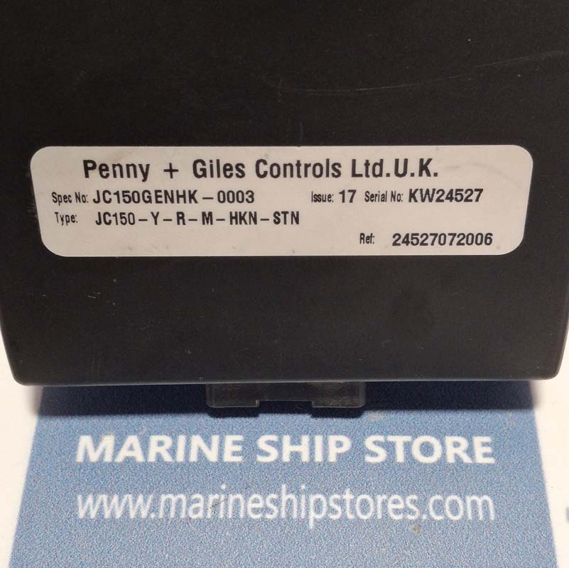 PENNY + GILES JC150-Y-R-M-HKN-STN SINGLE AXIS JOYSTICK CONTROLLER-1 PENNY + GILES JC150-Y-R-M-HKN-STN SINGLE AXIS JOYSTICK CONTROLLER