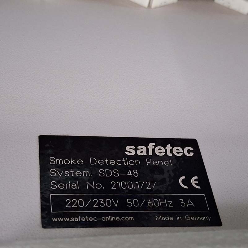 SAFETEC SDS-48 SMOKE DETECTION PANEL