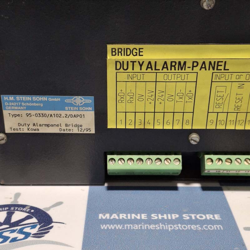 STEIN SOHN 95-0330 A102.2 DAP01 DUTY ALARM PANEL