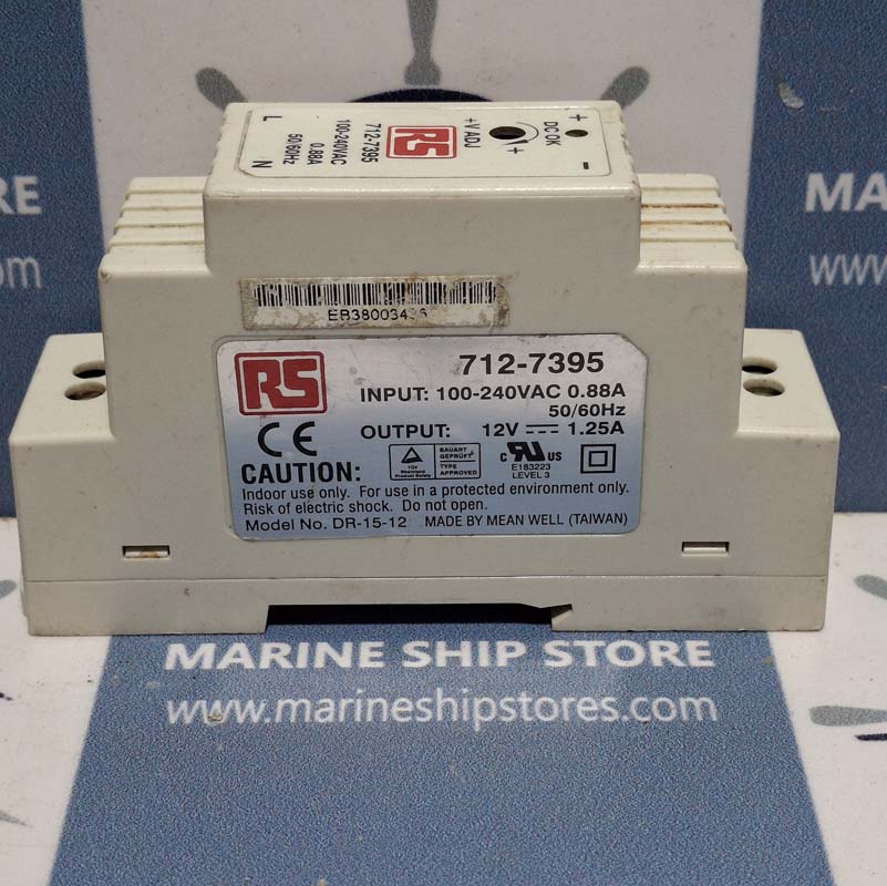 MEAN WELL DR-15-12 SWITCHING POWER SUPPLY-1 MEAN WELL DR-15-12 SWITCHING POWER SUPPLY