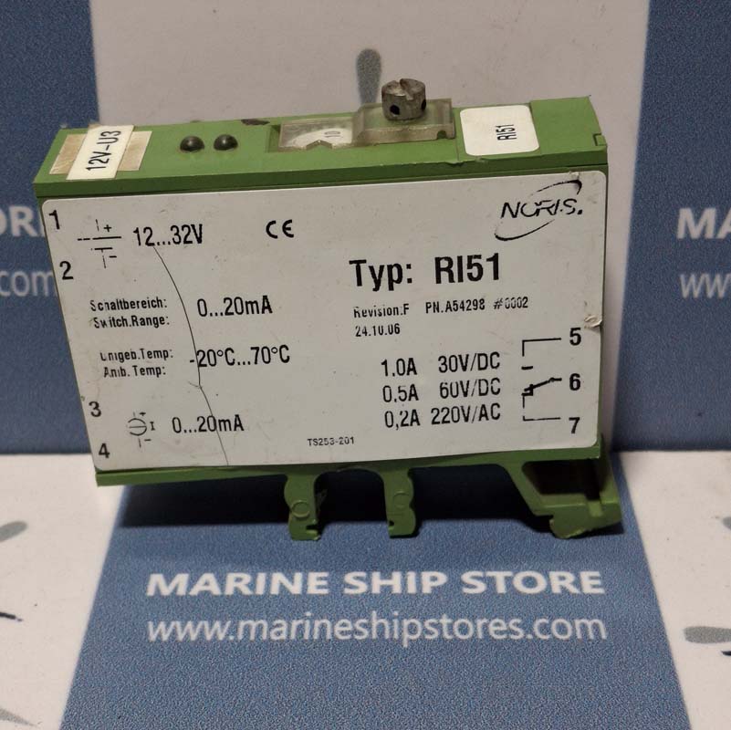 NORIS RI51 TS253-201 LIMIT VALUE SWITCH FOR FREQUENCY