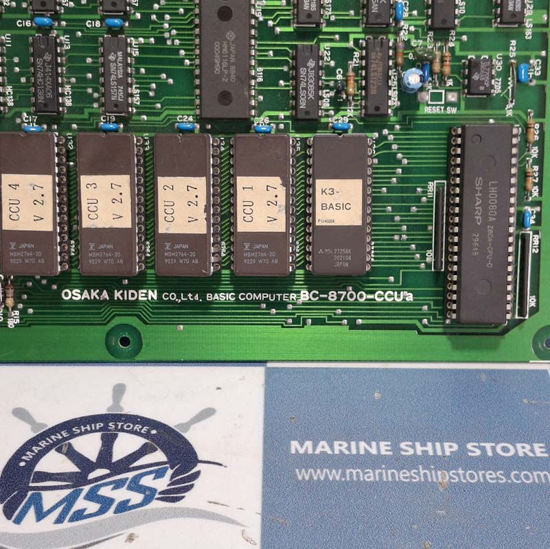 OSAKA KIDEN BC-8700-CCU-A BASIC COMPUTER PCB CARD-1 OSAKA KIDEN BC-8700-CCU-A BASIC COMPUTER PCB CARD