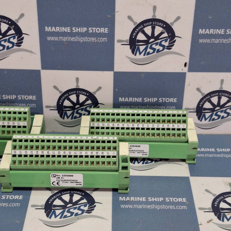 PHOENIX CONTACT UM-45 D37SUB-S-ZFKDS INTERFACE MODULE-1 PHOENIX CONTACT UM-45 D37SUB-S-ZFKDS INTERFACE MODULE