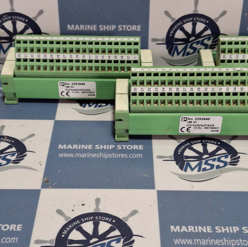 PHOENIX CONTACT UM-45 D37SUB-S-ZFKDS INTERFACE MODULE-2 PHOENIX CONTACT UM-45 D37SUB-S-ZFKDS INTERFACE MODULE