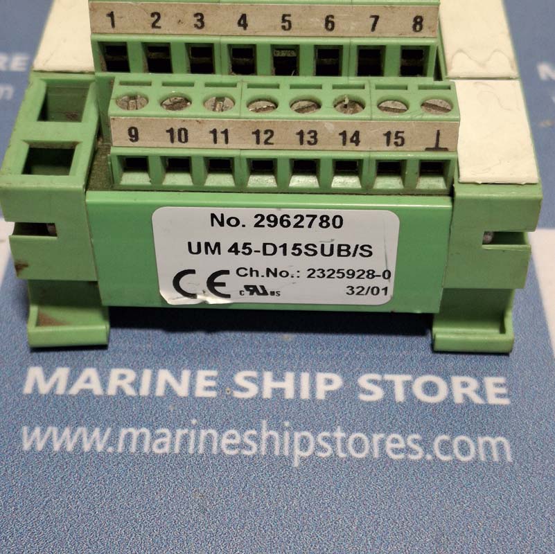 PHONIX CONTACT UM 45-D15SUB-S INTERFACE MODULE