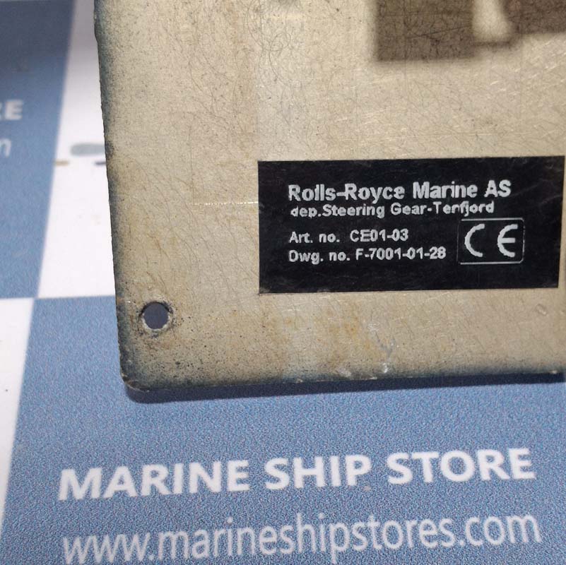 ROLLS ROYCE CE01-03 RANGE 0-50 RUDDER PANEL METER-1 ROLLS ROYCE CE01-03 RANGE 0-50 RUDDER PANEL METER