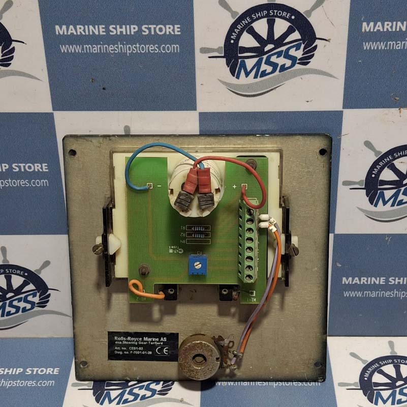 ROLLS ROYCE CE01-03 RANGE 0-50 RUDDER PANEL METER-2 ROLLS ROYCE CE01-03 RANGE 0-50 RUDDER PANEL METER