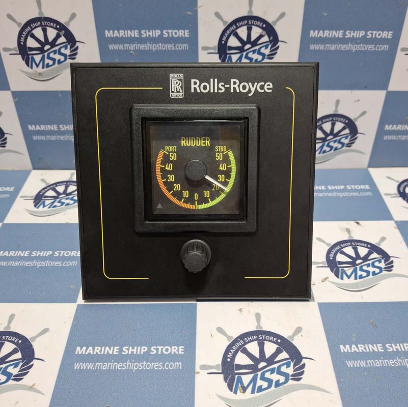 ROLLS ROYCE DEIF XL72 400052304.10 RPM RUDDER ANGLE INDICATOR