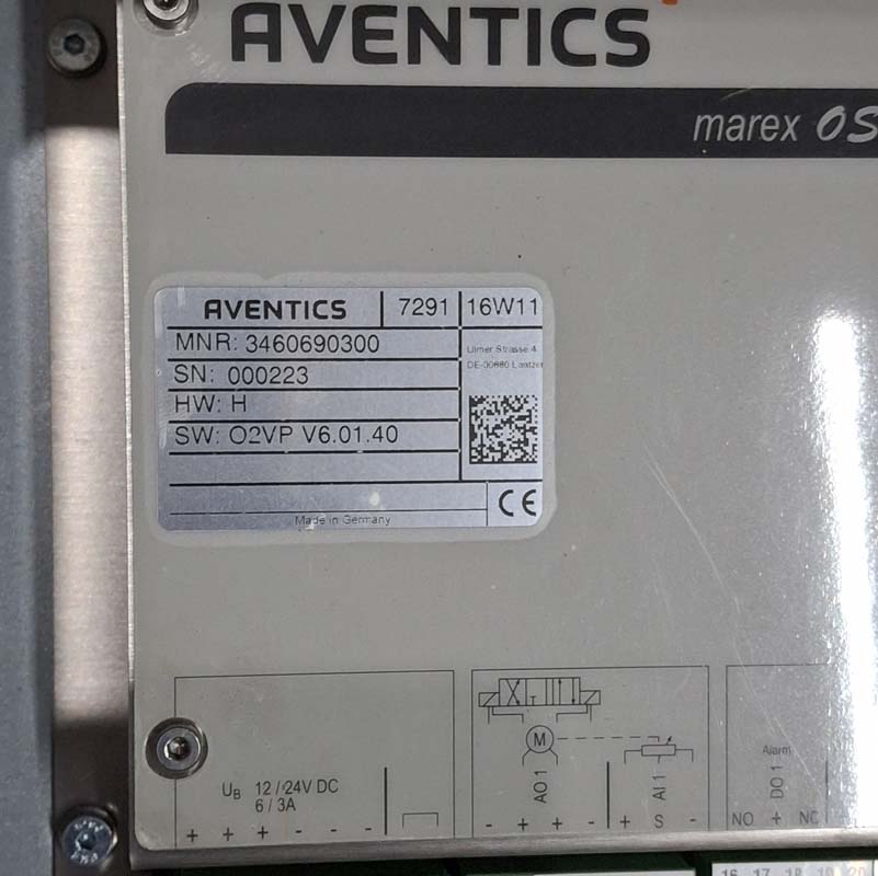 AVENTICS AE 1045.500 PORT CONTROL CABINET PANEL-7 AVENTICS AE 1045.500 PORT CONTROL CABINET PANEL