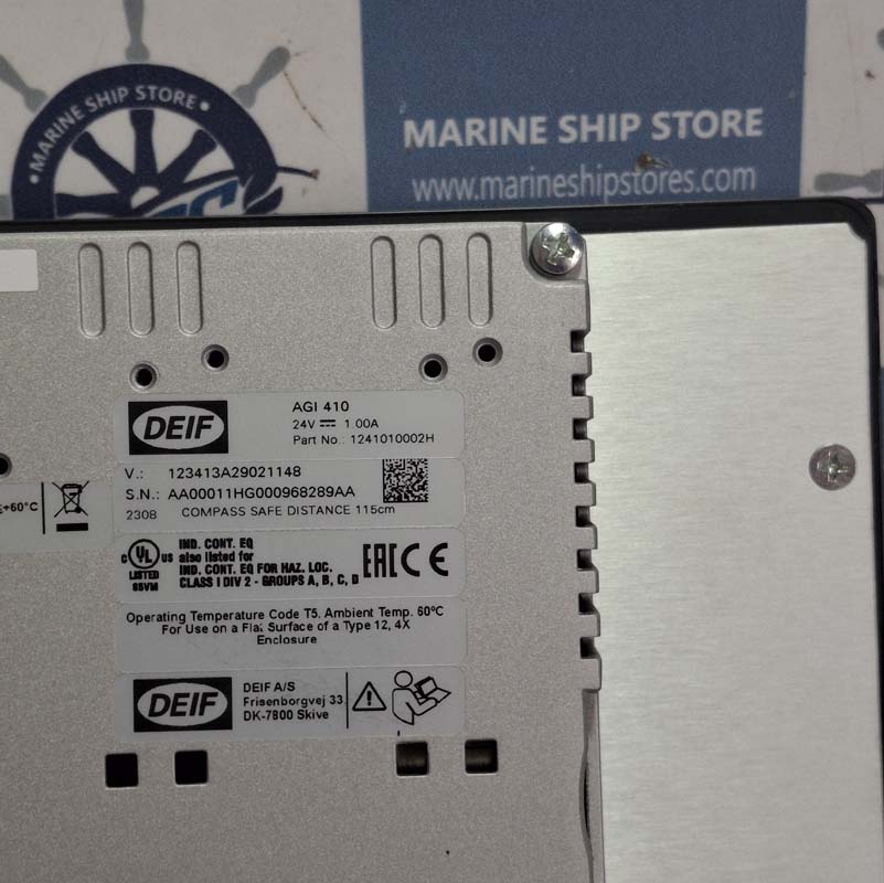 DEIF AGI-410 ADVANCED GRAPHICAL INTERFACE-3 DEIF AGI-410 ADVANCED GRAPHICAL INTERFACE