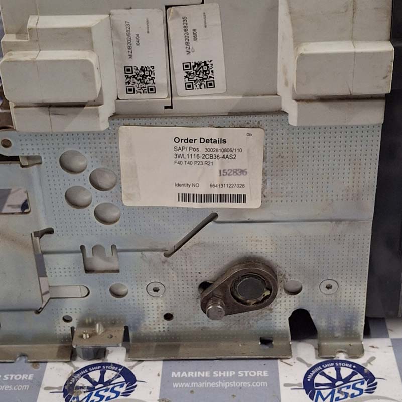 SIEMENS WL-I-1600 N 3WL9211-2AC21-0B21 AIR CIRCUIT BREAKER-7 SIEMENS WL-I-1600 N 3WL9211-2AC21-0BA1 AIR CIRCUIT BREAKER