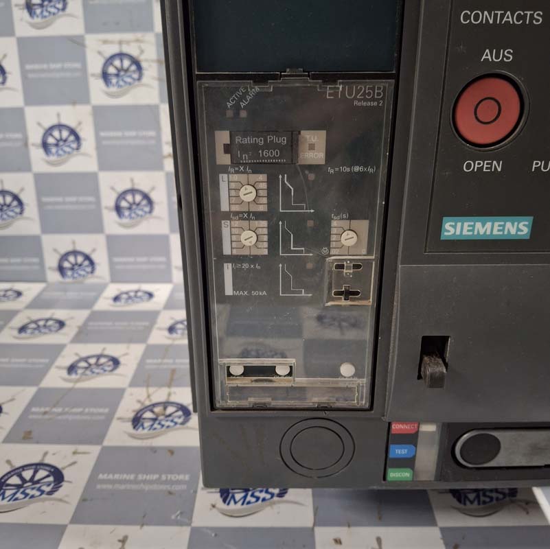 SIEMENS WL-I-1600 N 3WL9211-2AC21-0B21 AIR CIRCUIT BREAKER2 SIEMENS WL-I-1600 N 3WL9211-2AC21-0BA1 AIR CIRCUIT BREAKER