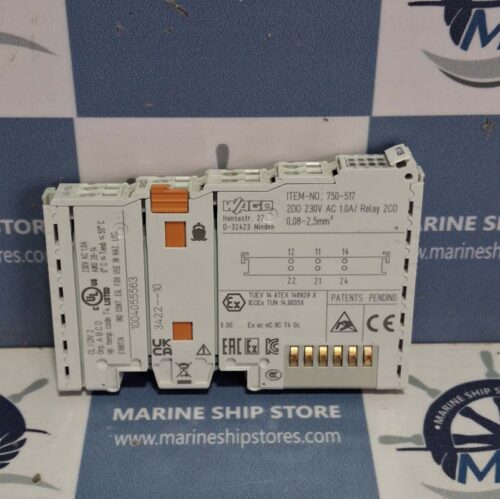 WAGO 750-517 2-CHANNEL RELAY OUTPUT MODULE