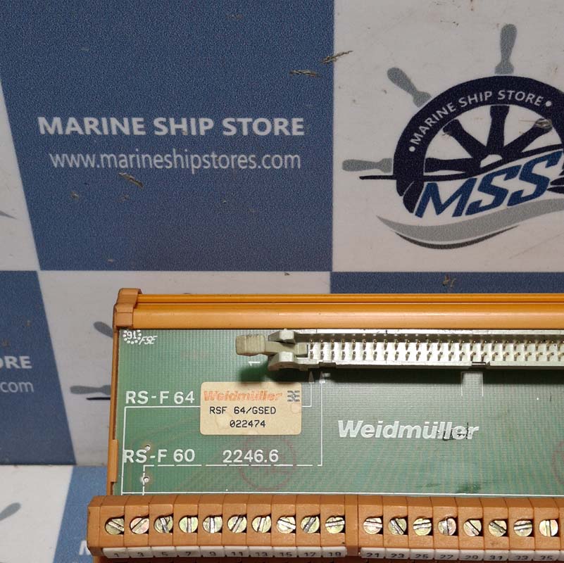 WEIDMULLER RS-F64 RS-F60 2246.6 INTERFACE MODULE