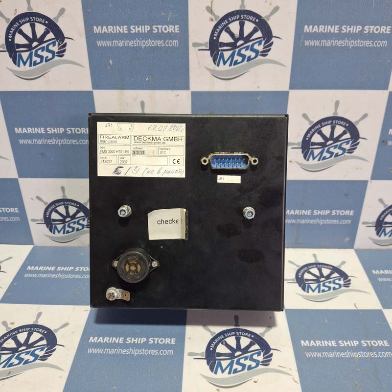 DECKMA FMS 3000 HT01-E5 FIREALARM MAIN PANEL-2 DECKMA FMS 3000 HT01-E5 FIREALARM MAIN PANEL