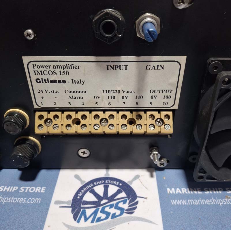 IMCOS 150 AC-DC DUAL SUPPPLY POWER AMPLIFIER