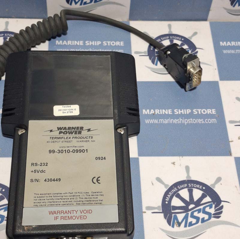 WARNER POWER TERMIFLEX RS-232 99-3010-09901 HAND HELD PROGRAMMERWARNER POWER TERMIFLEX RS-232 99-3010-09901 HAND HELD PROGRAMMER