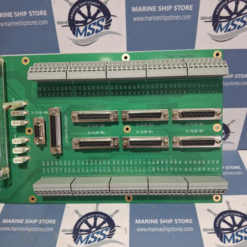 ZENITEL MPA-1600B 03118-011 REV.3 TERMINAL BOARD