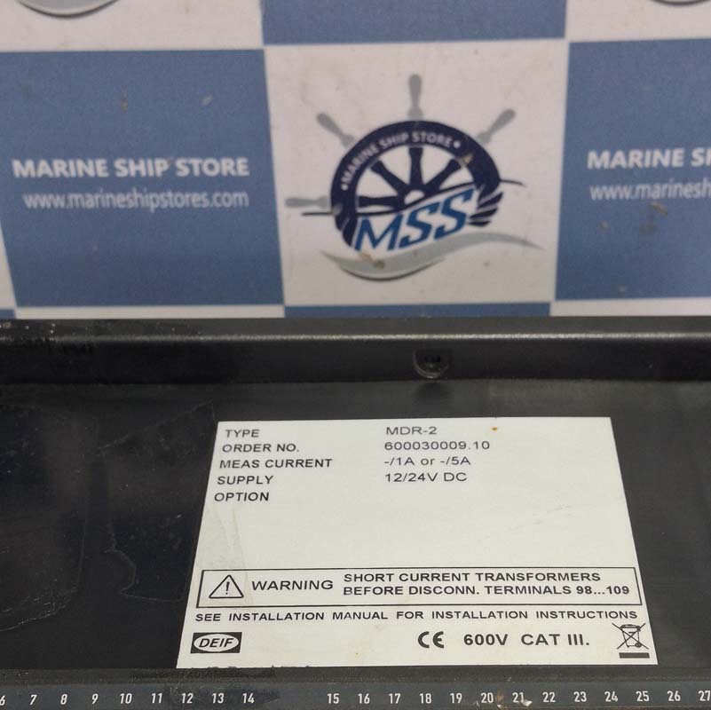 DEIF MDR-2 ORDER-600030009.10 PROTECTION AND POWER MANAGEMENT SYSTEM-3 DEIF MDR-2 ORDER-600030009.10 PROTECTION AND POWER MANAGEMENT SYSTEM
