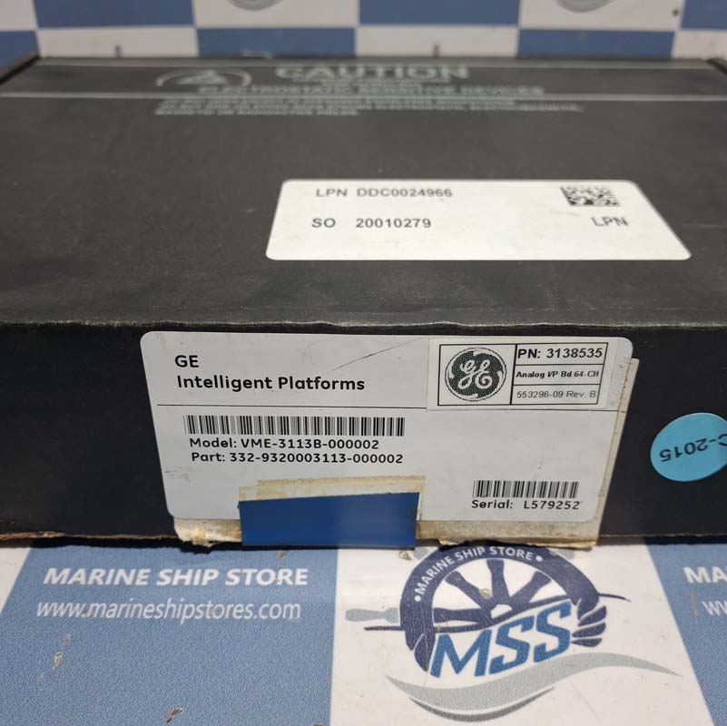 GE 3138535 553296-09 REV.B PCB BOARD