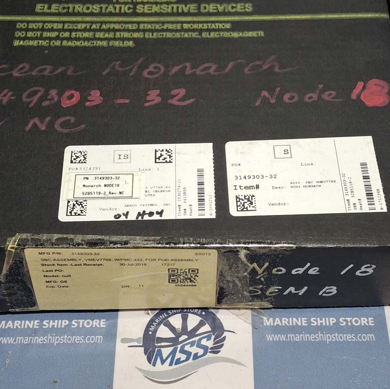 GE 3149303-32 NODE-18 5285119-2 REV.NC PCB BOARD