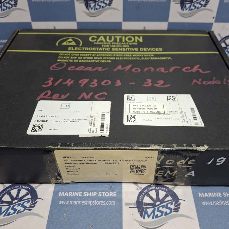 GE 3149303-32 NODE-19 5285119-5 REV.NC PCB BOARD