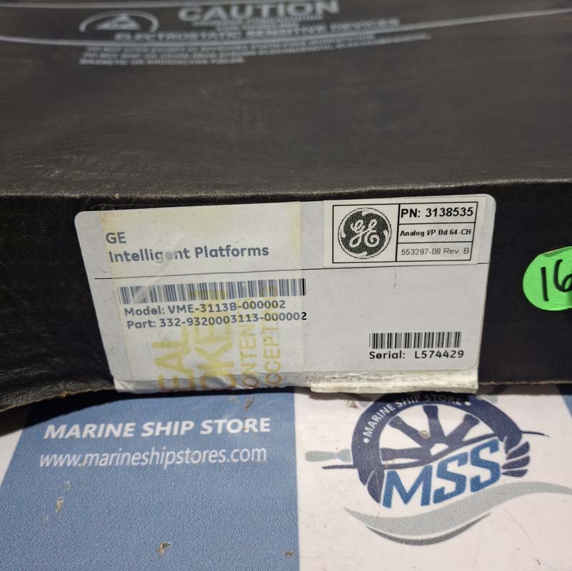 GE VME-3113B-000002 3138535-553297-08 REV.B DIGITAL CONVERTER CARD-1 GE VME-3113B-000002 3138535-553297-08 REV.B DIGITAL CONVERTER CARD