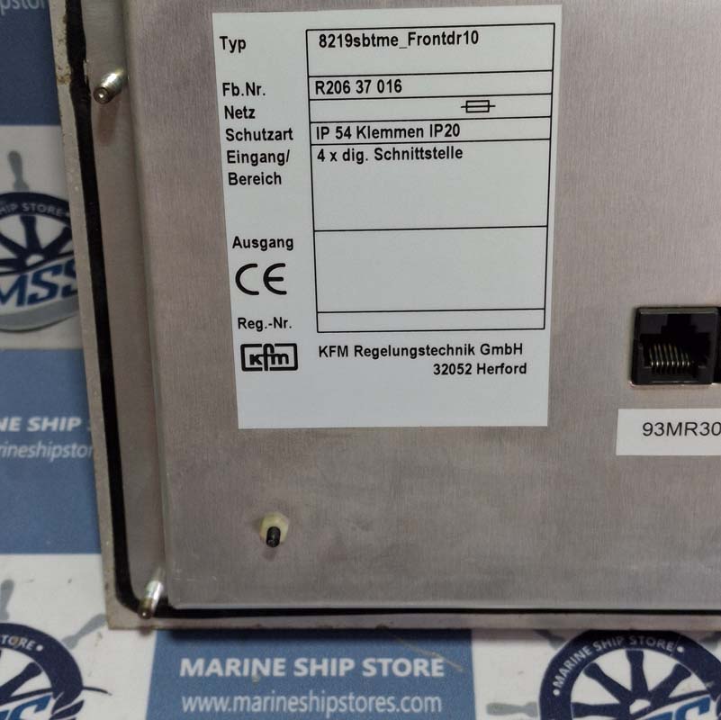 KFM REGELUNGSTECHNIK 8219SBTME-FRONTDR10 CONTROL PANEL-3 KFM REGELUNGSTECHNIK 8219SBTME-FRONTDR10 CONTROL PANEL