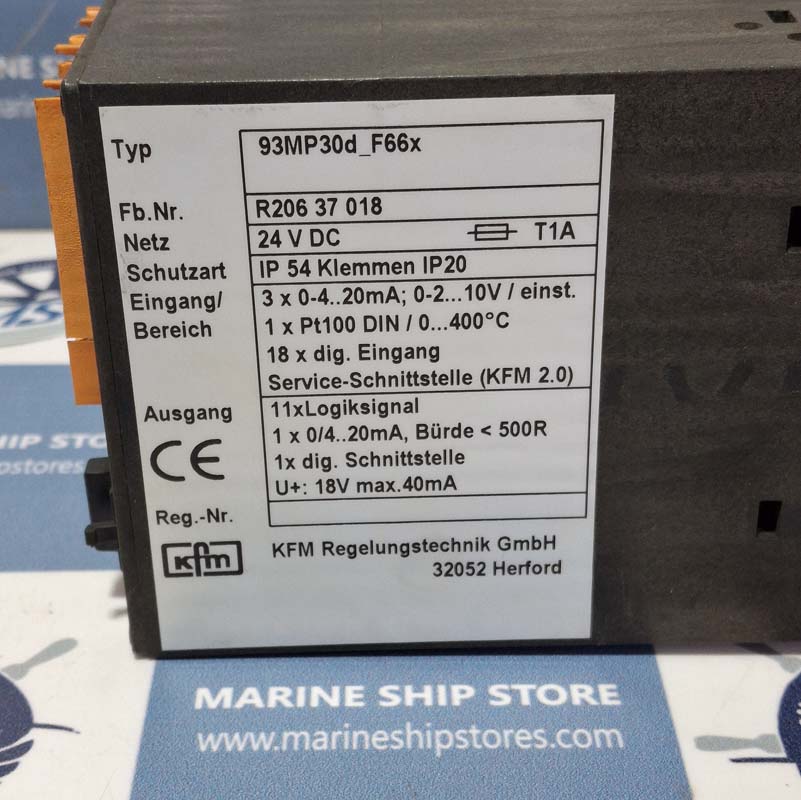 KFM REGELUNGSTECHNIK 93MP30D-F66X TEMPERATURE CONTROLLER