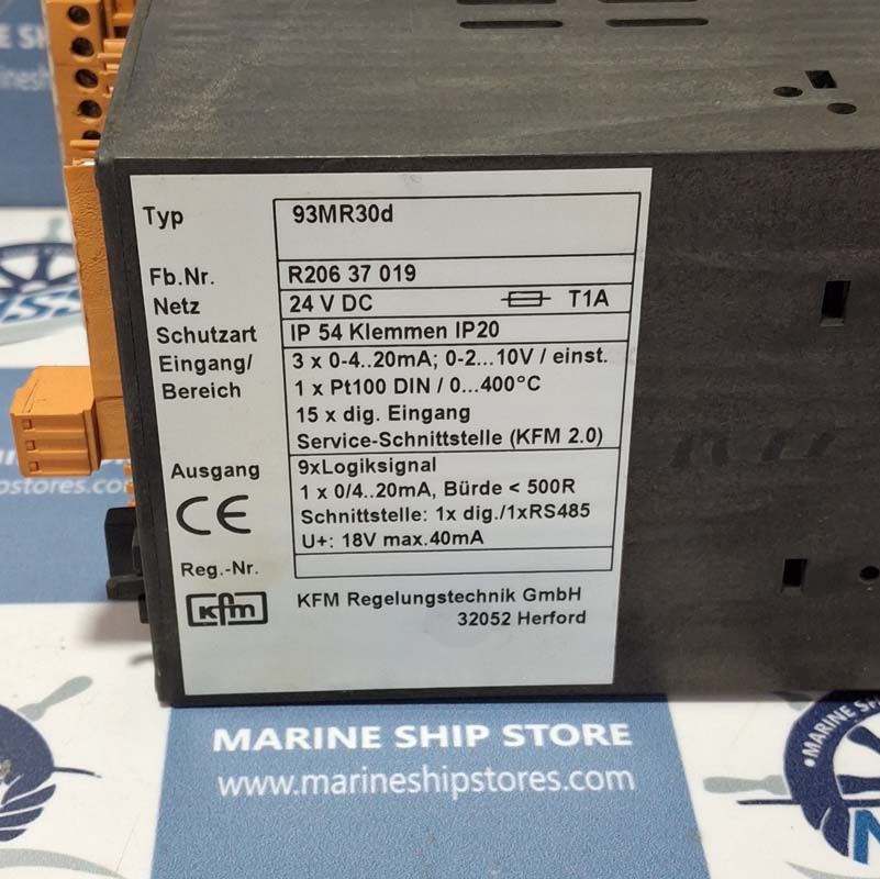 KFM REGELUNGSTECHNIK 93MR30D TEMPERATURE CONTROLLER