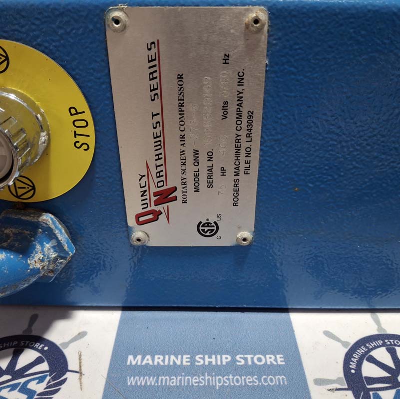 ROGERS QNW-273-G ROTARY SCREW AIR COMPRESSOR