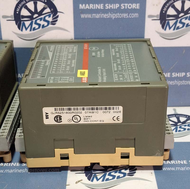 ABB 07AI91 GJR5251600R0202 07AI91C 0072 ADVANT CONTROLLER 31 ANALOG INPUT UNIT
