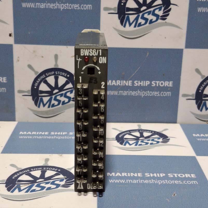 DEUTA-WERKE BWS 6-1 OUTPUT RELAY-1 DEUTA-WERKE BWS 6-1 OUTPUT RELAY