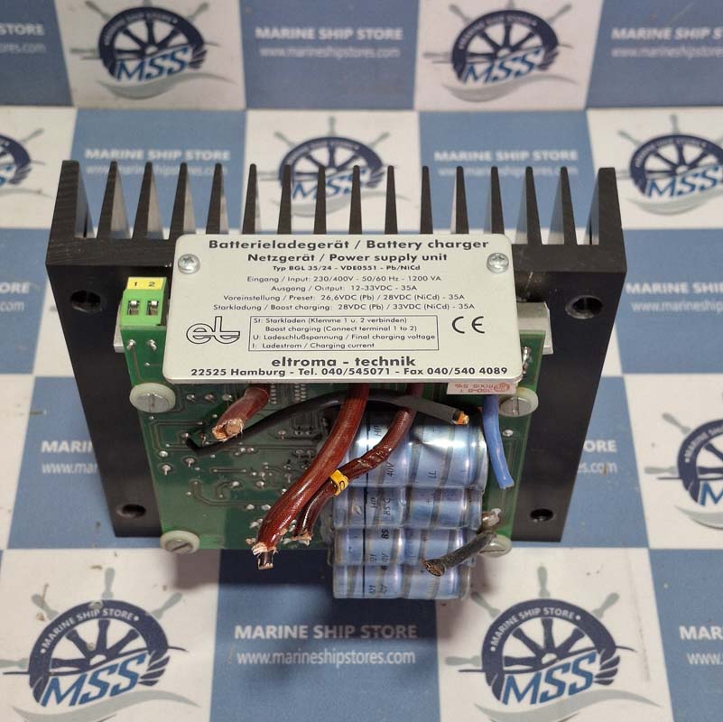 ELTROMA-TECHNIK BGL-35-24-VDE0551-PB-NICD BATTERY CHARGER POWER SUPPLY UNIT-1 ELTROMA-TECHNIK BGL-35-24-VDE0551-PB-NICD BATTERY CHARGER POWER SUPPLY UNIT