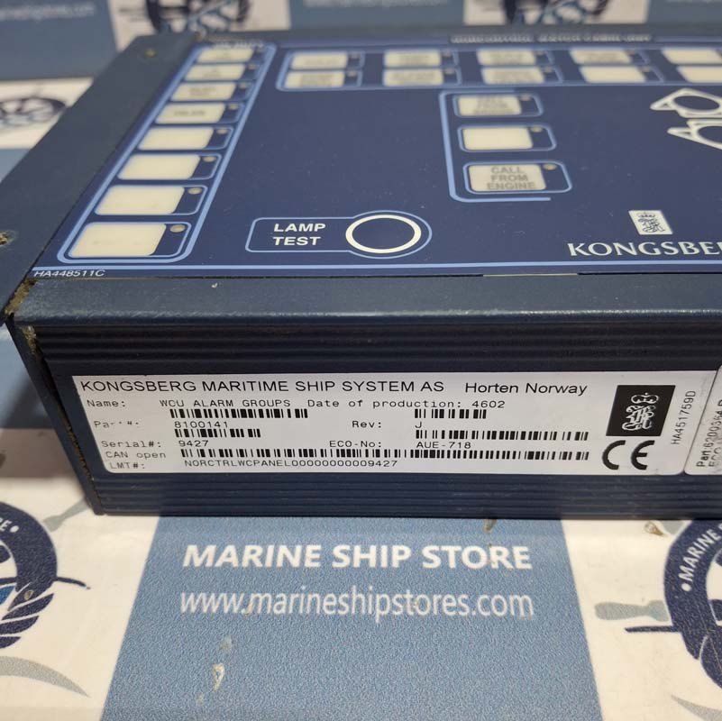 KONGSBERG NORCONTROL 6100141 REV-J WATCH CABIN UNIT