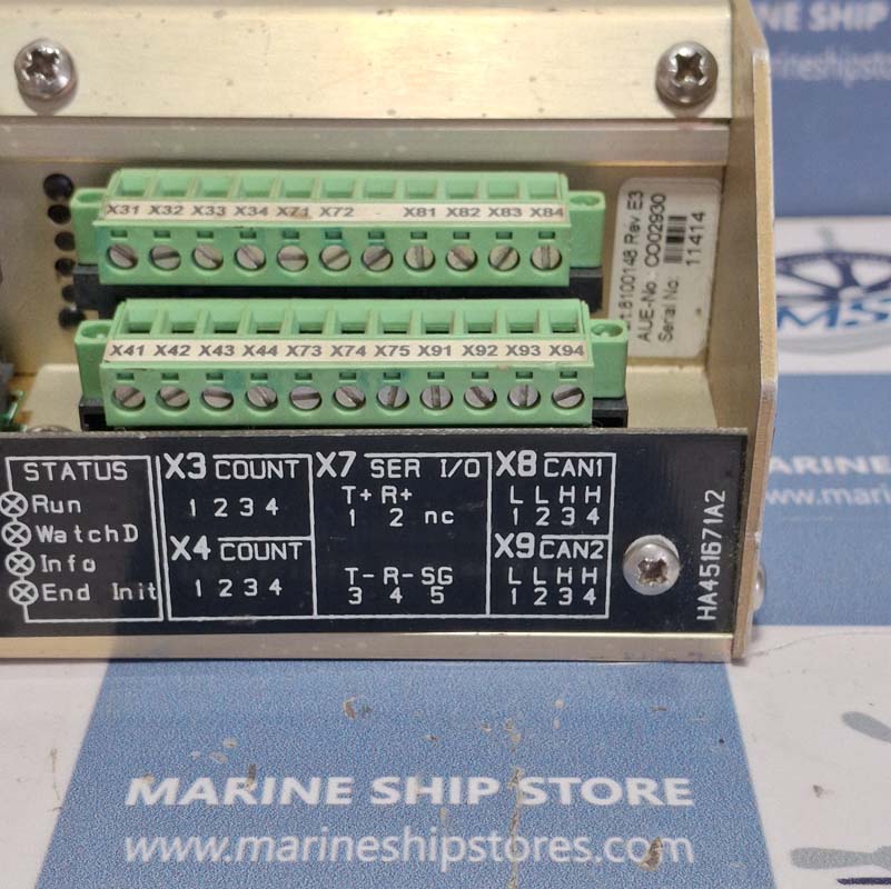 KONGSBERG RAI-16 8100148 HA451671A2 REV-E3 REMOTE DIGITAL INPUT MODULE