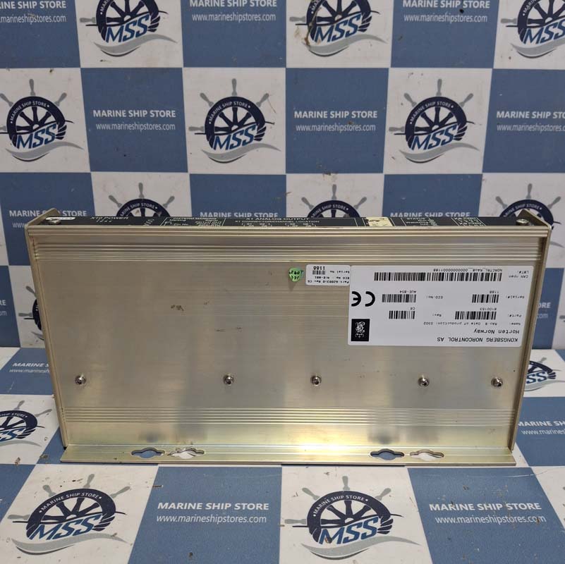 KONGSBERG RAO-8 8100153 HA451672A REV-C6 REMOTE ANALOGUE OUTPUT MODULE-6 KONGSBERG RAO-8 8100153 HA451672A REV-C6 REMOTE ANALOGUE OUTPUT MODULE