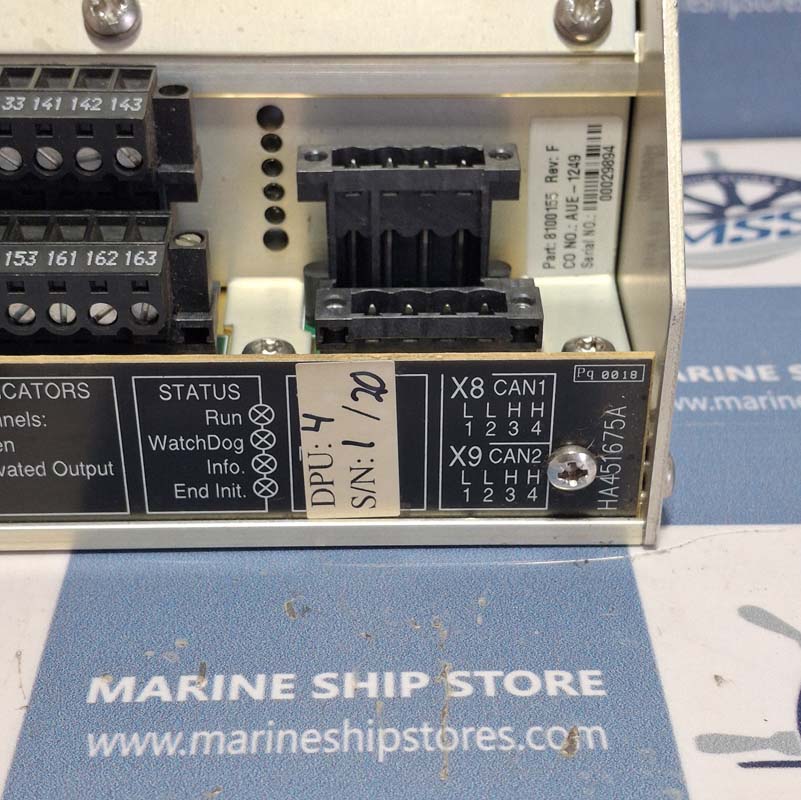 KONGSBERG RDO-16 8100155 HA451675A REV-F REMOTE DIGITAL OUTPUT MODULE-2 KONGSBERG RDO-16 8100155 HA451675A REV-F REMOTE DIGITAL OUTPUT MODULE