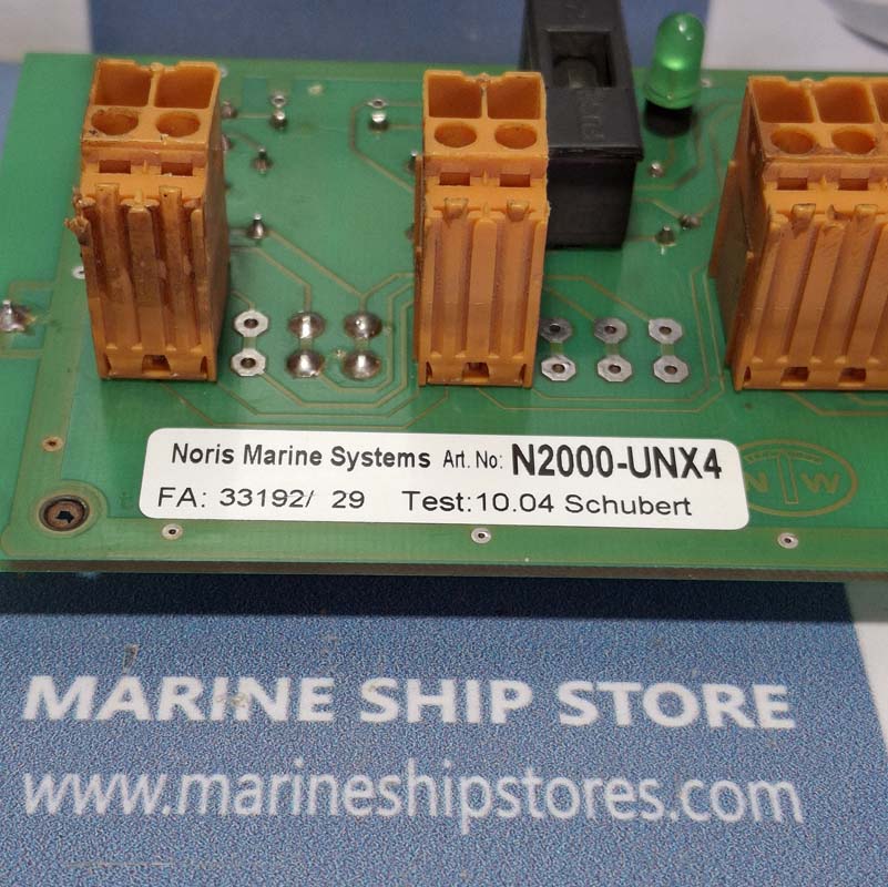 NORIS MARINE SYSTEMS N2000-UNX4 33192-29 PCB CARD