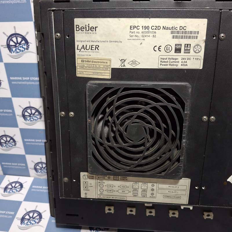 SAM ELECTRONICS EPC190 C2D NAUTIC DC 603001036 WINDOWS XP PRO FOR EMBEDDED SYSTEMS